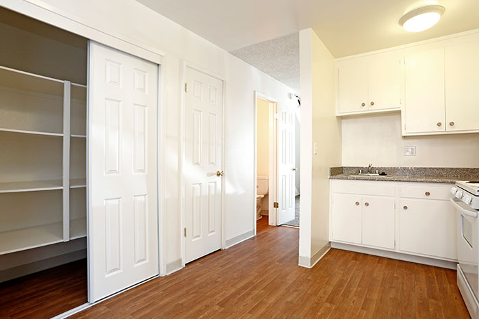 Hardwood Floors with Cabinets